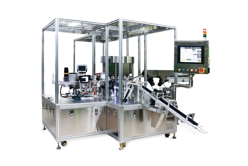 Step 6: Assembling and labeling Plunger Rod & Finger Grip on
                    sterilized PFS
